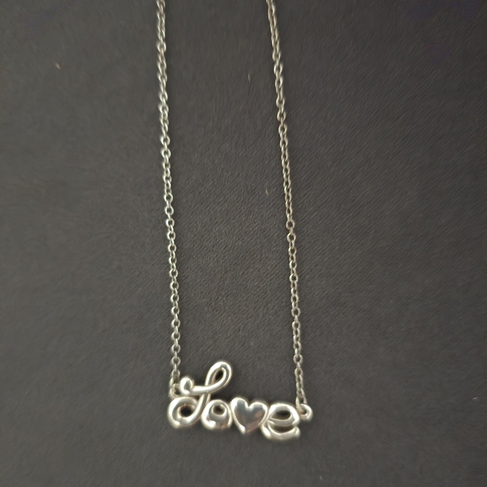 Brighton Silver Love Heart Necklace